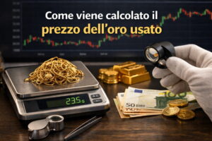 Come viene calcolato il prezzo dell’oro usato al grammo