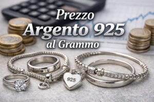Prezzo argento 925 al grammo: gioielli in argento sterling e riferimento al valore reale